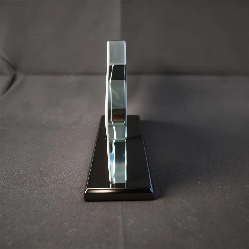 Gold Swirl Crystal Plaque best